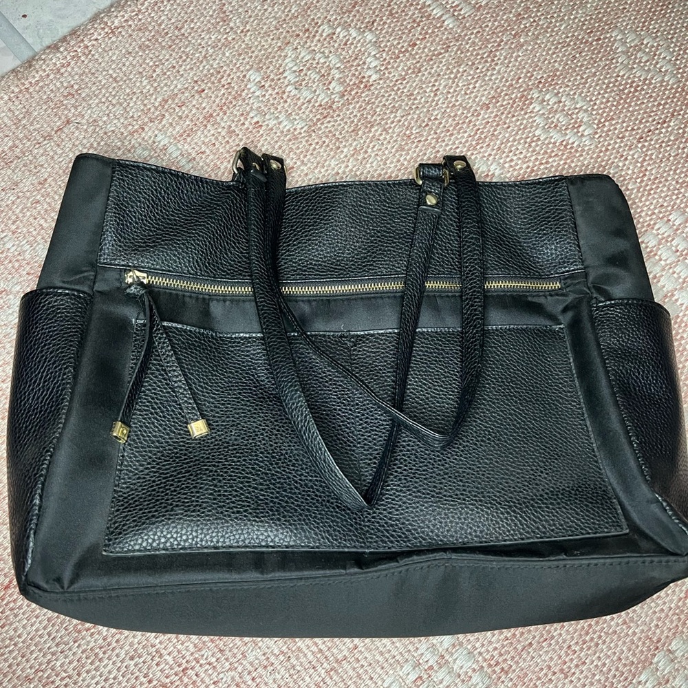 Elegant Black Tote Bag